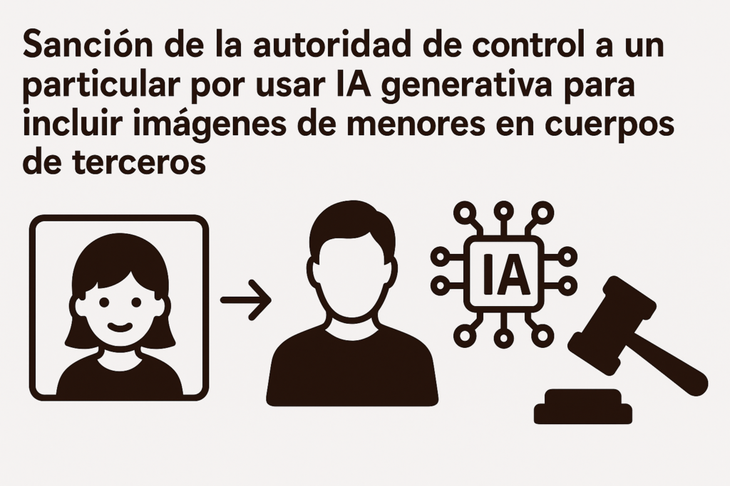 Sancion-de-la-autoridad-de-control-a-un-particular-por-usar-IA-generativa-para-incluir-imagenes-de-menores-en-cuerpos-de-terceros