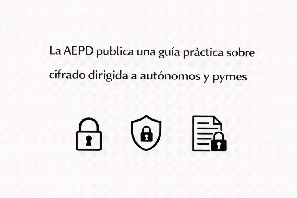 La AEPD publica una guía práctica sobre cifrado dirigida a autónomos y pymes 3 10) La AEPD publica una guía práctica sobre cifrado dirigida a autónomos y pymes