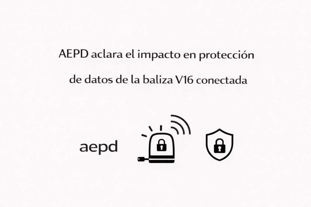 AEPD aclara el impacto en protección de datos de la baliza V16 conectada 2 11) AEPD aclara el impacto en protección de datos de la baliza V16 conectada