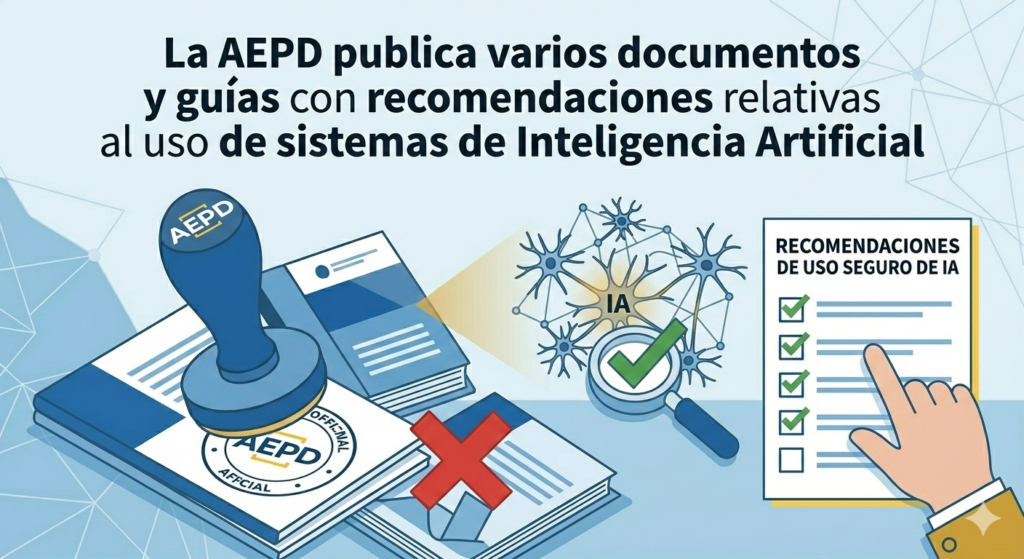 La AEPD publica varios documentos y guías con recomendaciones relativas al uso de sistemas de Inteligencia Artificial 8 La AEPD publica varios documentos y guías con recomendaciones relativas al uso de sistemas de Inteligencia Artificial