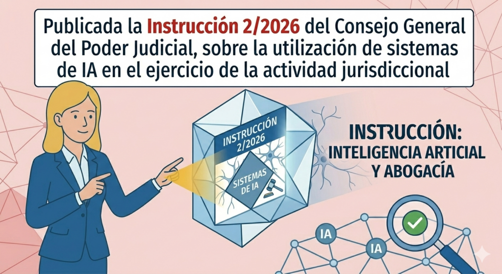 Publicada la Instrucción 2/2026 del Consejo General del Poder Judicial, sobre la utilización de sistemas de IA en el ejercicio de la actividad jurisdiccional 1 Publicada la Instrucción 2:2026 del Consejo General del Poder Judicial, sobre la utilización de sistemas de IA en el ejercicio de la actividad jurisdiccional