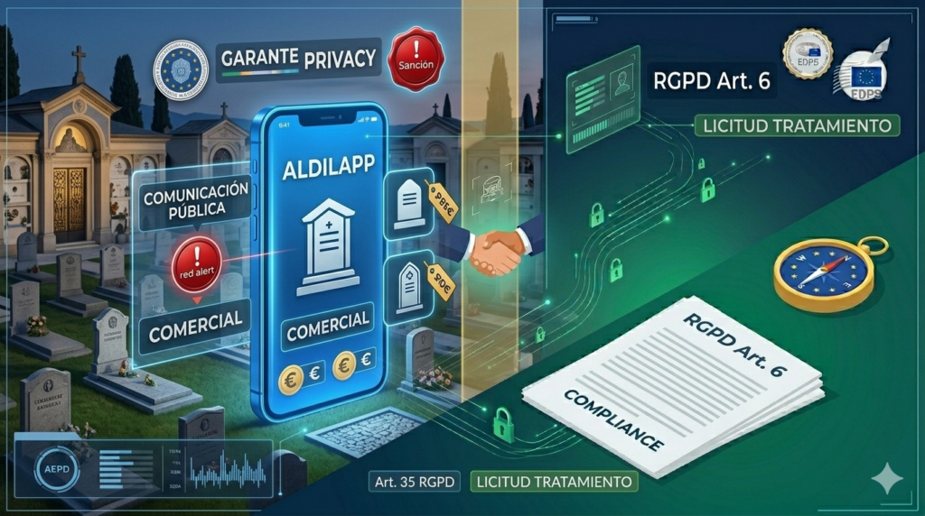 Gemini Generated Image ooftl7ooftl7ooft Italia: el Garante sanciona el modelo Aldilapp por mezclar finalidades públicas y comerciales en el tratamiento de datos