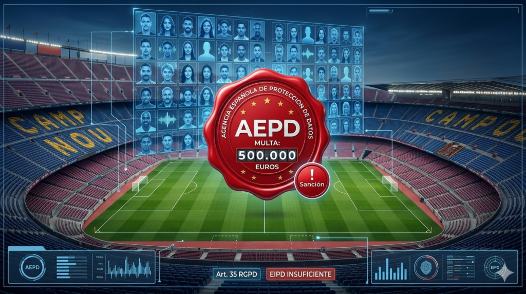 Gemini Generated Image ooftl7ooftl7ooft 12 Sanción al F.C. Barcelona por tratamiento de datos biométricos