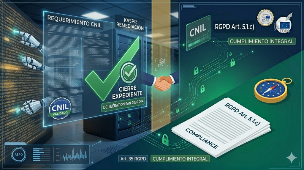 Gemini Generated Image ooftl7ooftl7ooft 2  Francia: la CNIL cierra el expediente contra KASPR y fija el estándar de remediación en modelos de negocio basados en scraping