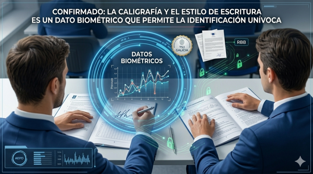 Gemini Generated Image ooftl7ooftl7ooft 5 Datos biométricos: El Tribunal Superior de Justicia de Galicia confirma que la caligrafía y el estilo de escritura de una persona debe ser considerada un dato biométrico