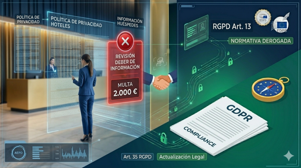 Gemini Generated Image ooftl7ooftl7ooft 6 Importancia de disponer de una política de protección de datos adecuada y conforme a la normativa vigente: Información que se debe facilitar por los hoteles a los huéspedes