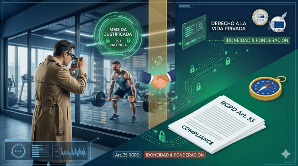 Gemini Generated Image ooftl7ooftl7ooft 7 Realización de fotografías en espacios privados: El Tribunal Superior de Justicia de la Comunidad Valenciana declara que las fotografías realizadas a un empleado en un gimnasio no se entienden realizadas en un espacio privado