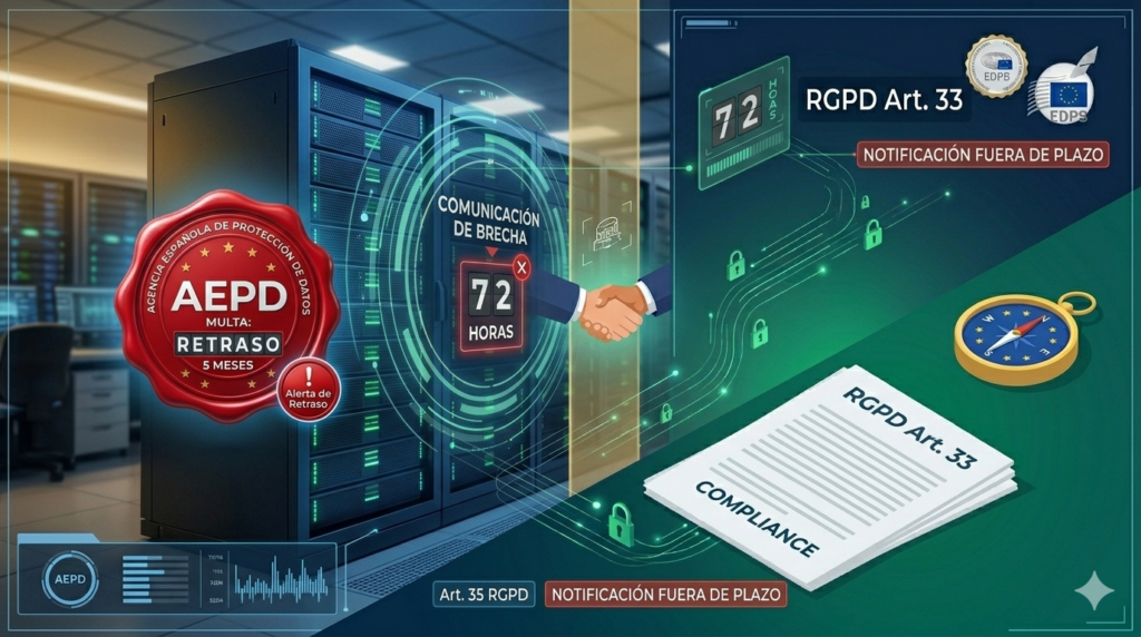 Gemini Generated Image ooftl7ooftl7ooft 8 Comunicación de brechas de seguridad: La AEPD incumple la normativa de protección de datos y comunica una violación de seguridad cinco meses después de tener conocimiento de ella