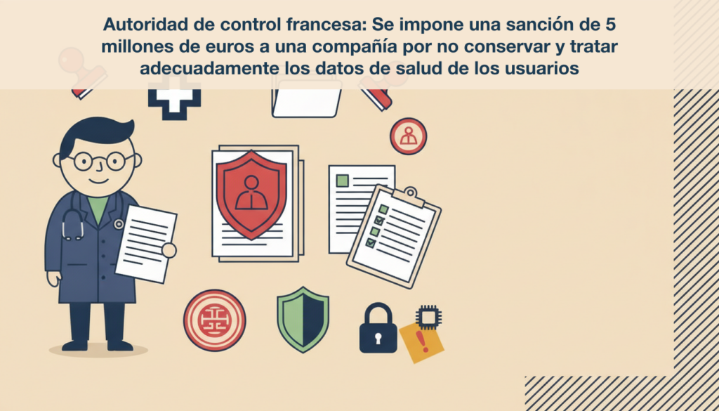 Autoridad de control francesa: Se impone una sanción de 5 millones de euros a una compañía por no conservar y tratar adecuadamente los datos de salud de los usuarios 4 noticia 9 1781015826035 Autoridad de control francesa: Se impone una sanción de 5 millones de euros a una compañía por no conservar y tratar adecuadamente los datos de salud de los usuarios