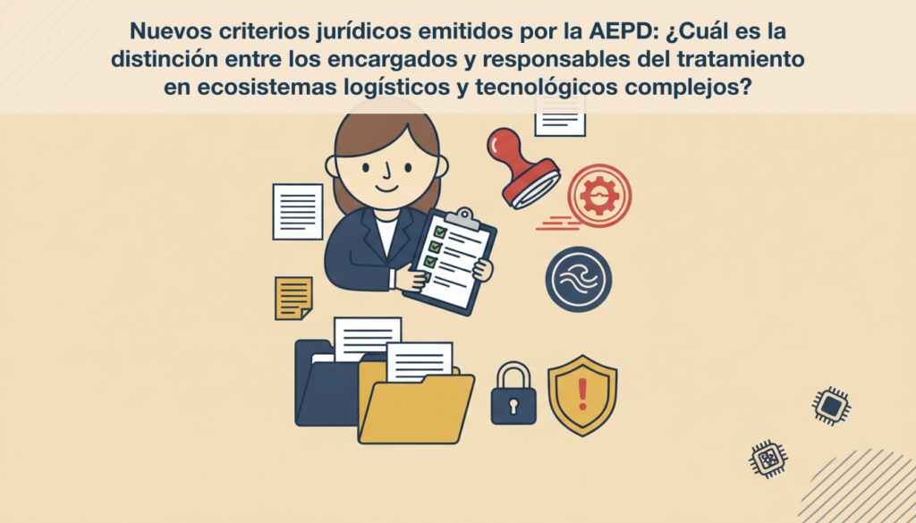 noticia 1 1783091305037 Nuevos criterios jurídicos emitidos por la AEPD: ¿Cuál es la distinción entre los encargados y responsables del tratamiento en ecosistemas logísticos y tecnológicos complejos?