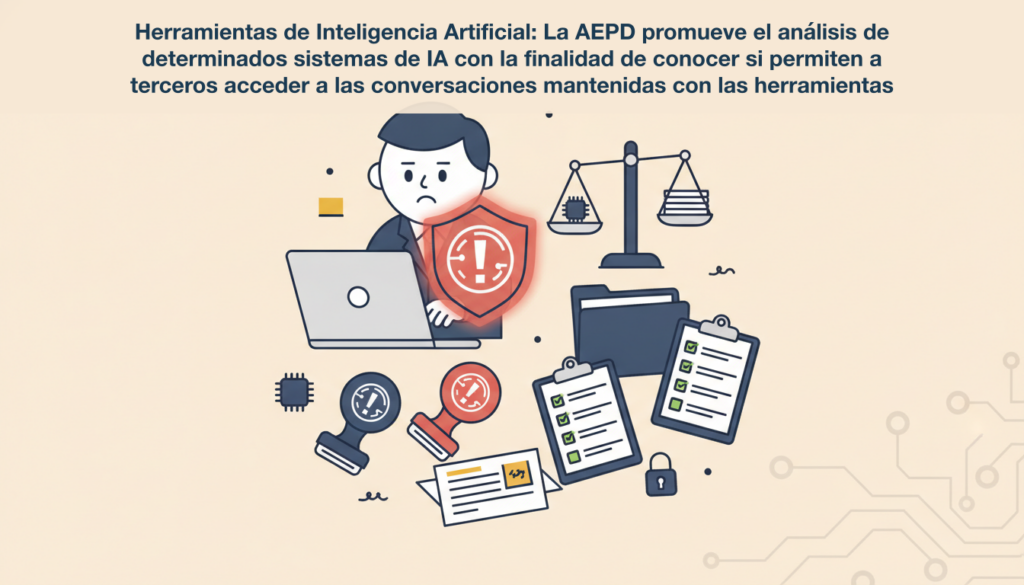 Herramientas de Inteligencia Artificial: La AEPD promueve el análisis de determinados sistemas de IA con la finalidad de conocer si permiten a terceros acceder a las conversaciones mantenidas con las herramientas 6 noticia 7 1783091483386 Herramientas de Inteligencia Artificial: La AEPD promueve el análisis de determinados sistemas de IA con la finalidad de conocer si permiten a terceros acceder a las conversaciones mantenidas con las herramientas