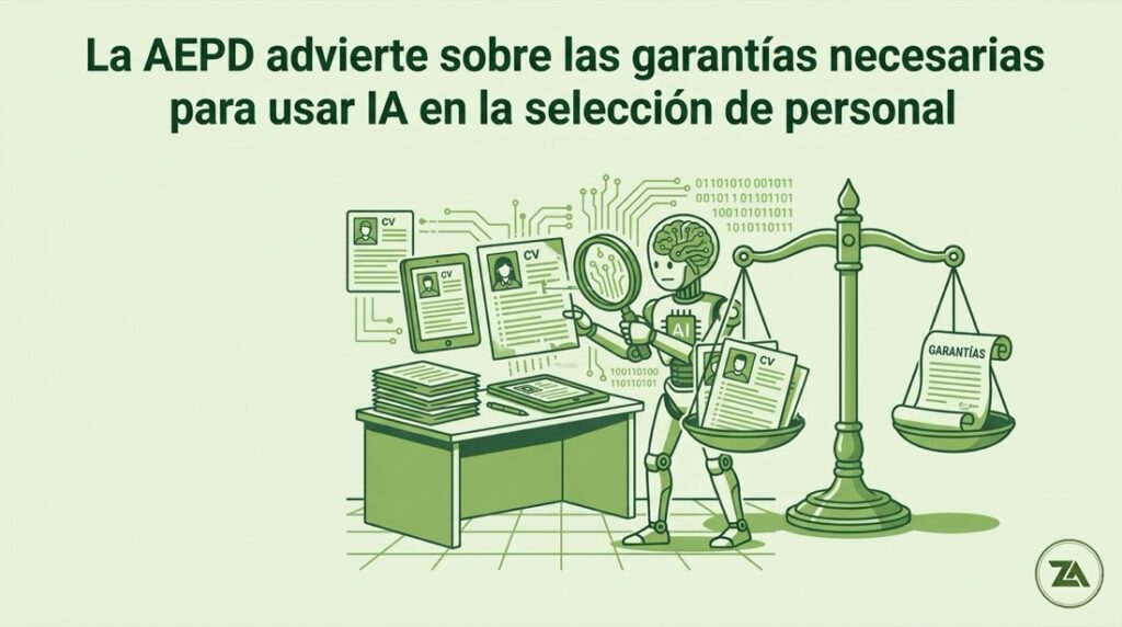 Inteligencia Artificial: La AEPD advierte sobre las garantías necesarias para utilizar IA en procesos de selección de personal 10 Ilustración IA en procesos de selección de personal