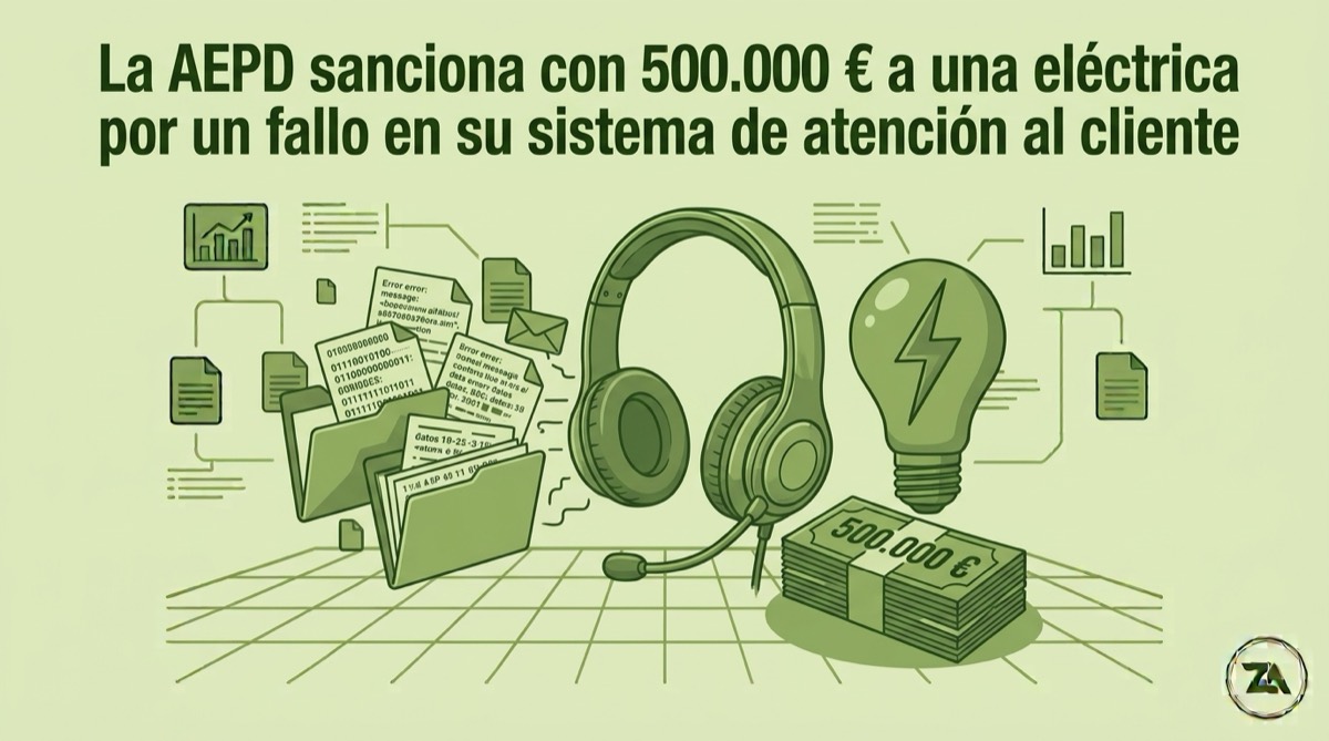 La AEPD confirma la sanción de 500.000 euros a una entidad del grupo IBERDROLA por un fallo en su Sistema de Atención al Cliente 9 La AEPD confirma la sanción de 500.000 euros a una entidad del grupo IBERDROLA por un fallo en su Sistema de Atención al Cliente